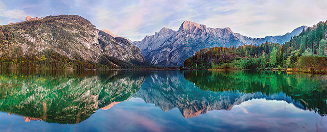 Almsee, Druck auf Alu-Dibond