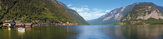 Hallstatt am Hallstättersee auf Alu