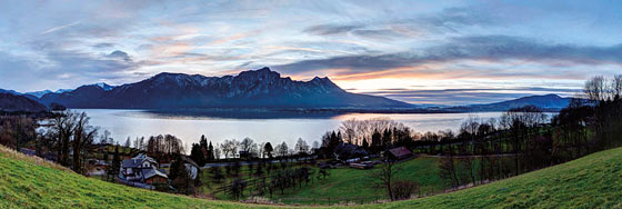 Mondsee auf Alu