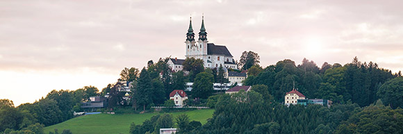 Pöstlingberg, Leinwand auf Keilrahmen