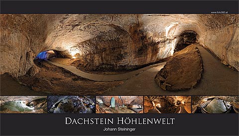 Dachstein Höhlenwelt Panorama-Kalender - Titelblatt