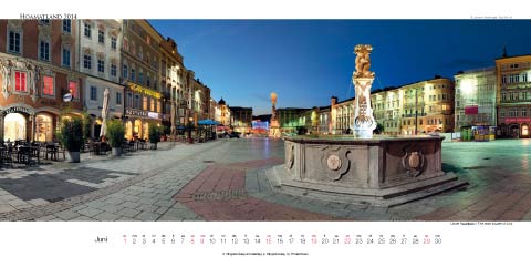 Neptunbrunnen am Linzer Hauptplatz