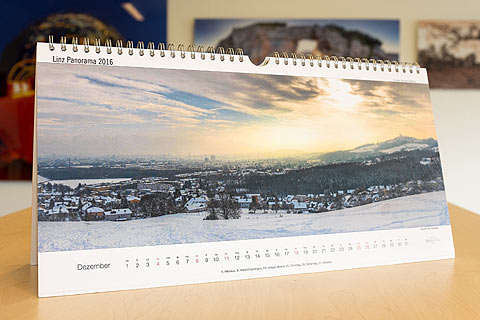 Linz Panorama 2016 - Stehkalender