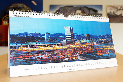 Linz Panorama 2016 - Stehkalender