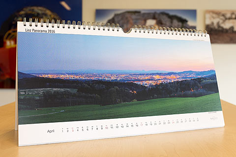 Linz Panorama 2016 - Stehkalender