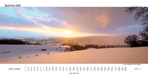 Aussicht auf Linz vom Pfenningberg