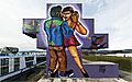 360° Foto Hafen Grafitti, Street Art am Linzer Hafen