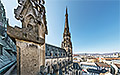 360° Foto Neuer Dom in Linz - Aussicht Domplatz