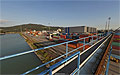 Linzer Hafen - Aussicht auf das Donaubecken - Aussicht Donaubecken
