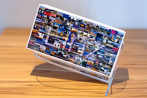 Foto360 Panorama-Display aus Acryl für Panorama-Postkarten