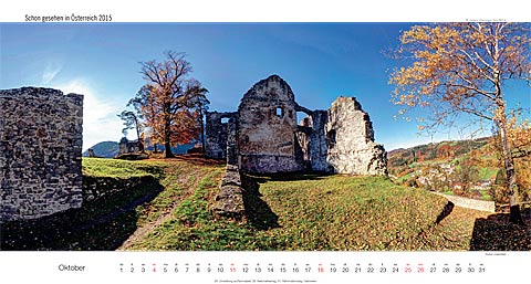 Oktober -  Ruine Losenstein