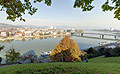 Linz-Blick vom Schlosspark - Donaublick vom Schloss