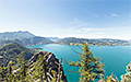 360° Foto Schoberstein am Attersee, Aussicht auf den Attersee