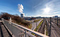 360° Foto Aussicht von der Stadtautobahn Linz