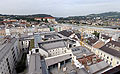 360° Foto Stdtpfarrkirche Linz, Aussicht vom Kirchturm Linz-Hauptplatz, Zentrum